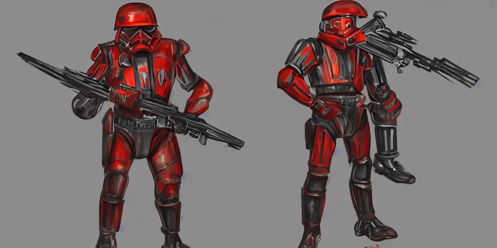 Prompt: Soviet Tesla Trooper from Red Alert 2, epic, concept art