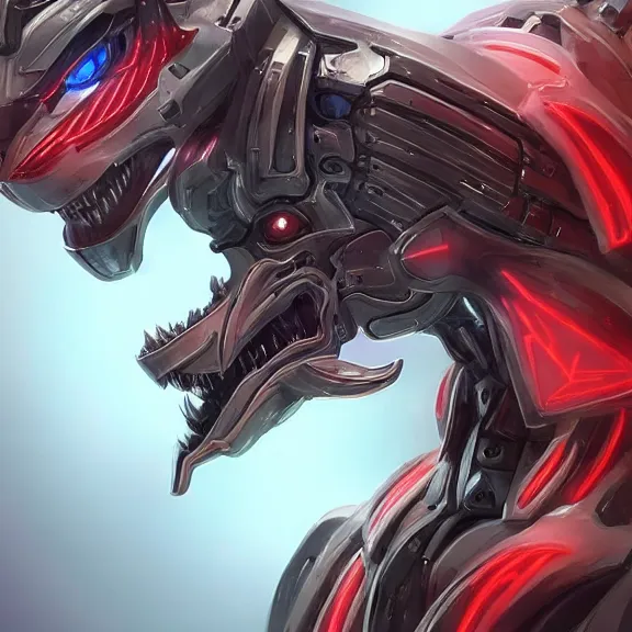 Image similar to close up mawshot of a perfect cute elegant beautiful stunning anthropomorphic hot female robot mecha dragon, with sleek silver metal armor, glowing OLED visor, looking the camera, open dragon maw being highly detailed and living, pov camera looking into the maw, food pov, micro pov, vore, digital art, pov furry art, anthro art, furry, warframe art, high quality, 8k 3D realistic, dragon mawshot art, maw art, macro art, micro art, dragon art, Furaffinity, Deviantart, Eka's Portal, G6