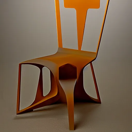 Image similar to blocks, angular by bill ward jade sculpture. a kinetic sculpture of a metal chair with a seatbelt attached to it. the chair is placed in the center of a room & the seatbelt is used to strap a person into the chair. the person is then unable to move & at the mercy of the chair.