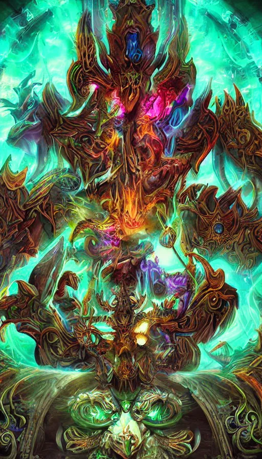 Image similar to psytrance artwork, from wow