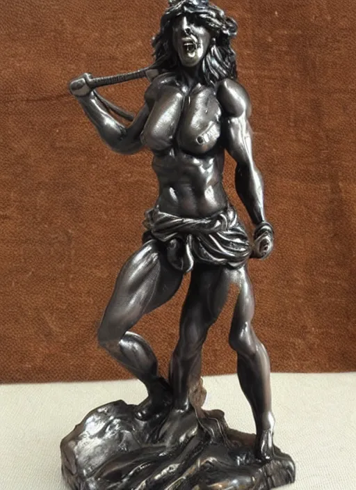 Image similar to Fine Image on the store website, eBay, Full body, 80mm resin detailed miniature of a muscular Goddess