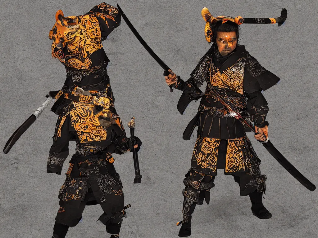 Image similar to echo tiger samurai