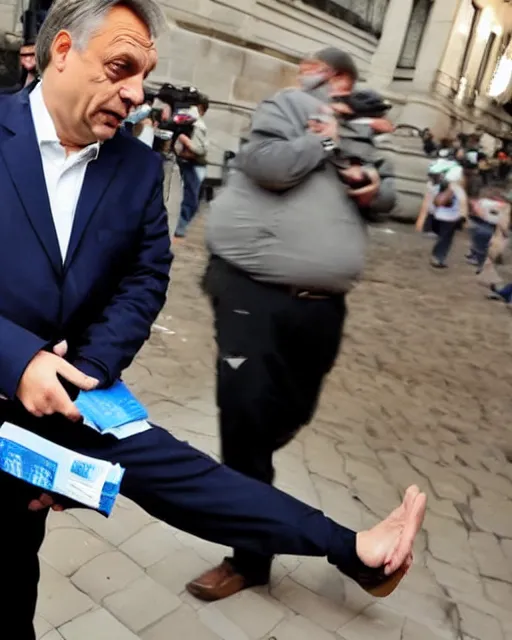 Image similar to Viktor orban stealing the money from the people