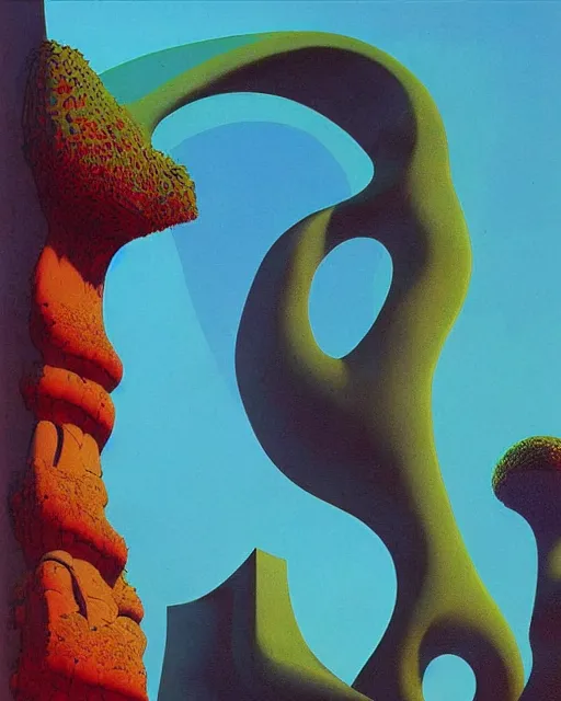 Image similar to berlin landmark by roger dean