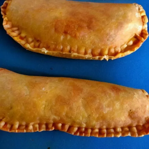 Image similar to empanada de polenta