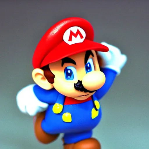 Prompt: Super Mario Bros claymation