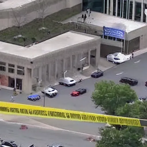 Image similar to armed man tries to breach cincinnati fbi building leading to shots fired, standoff, tv news