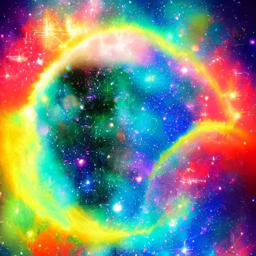 Prompt: The cosmos is within us. We are made of star-stuff. We are a way for the universe to know itself. Digital Art.