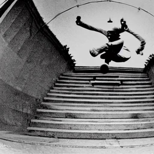 historical photograph, Harriet Tubman skateboarding, | Stable Diffusion