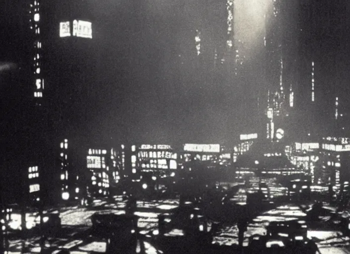 Image similar to scene from the 1934 film blade runner