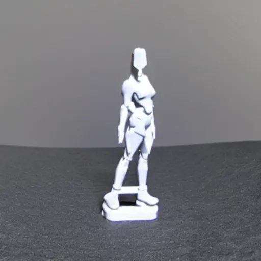 Prompt: 3 d printed figure