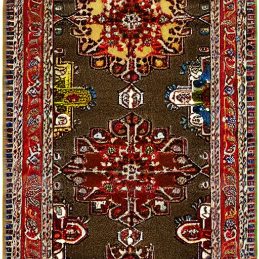 Image similar to close - up photo persian kiwi ornaments rug