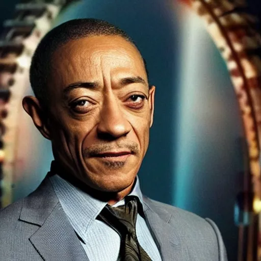 Image similar to professor charles xavier of the x - men played by giancarlo esposito
