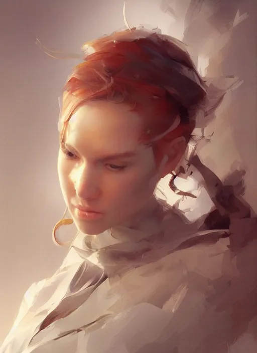 Prompt: fiorello, elegant, realistic, digital painting, concept art, smooth, sharp focus, illustration, by ruan jia and mandy jurgens and artgerm and william - adolphe bouguerea