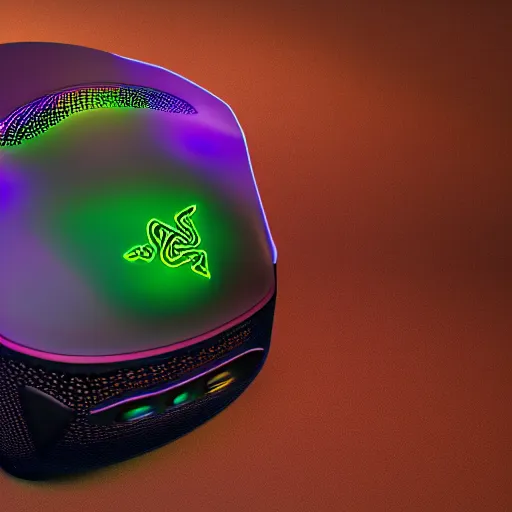 Image similar to Razer Gaming Rice cooker. Artistic Render, 8k, Octane, RGB.