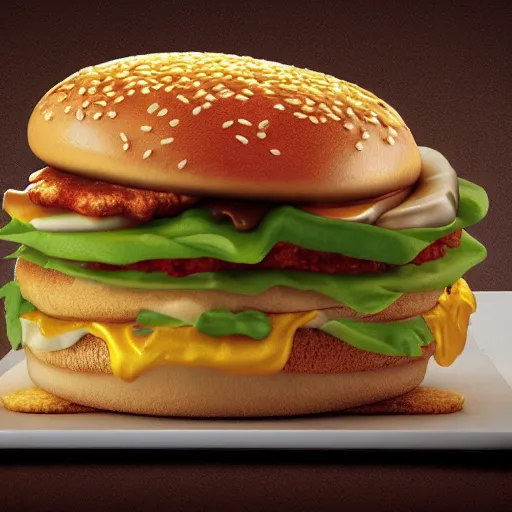 Image similar to golden bigmac