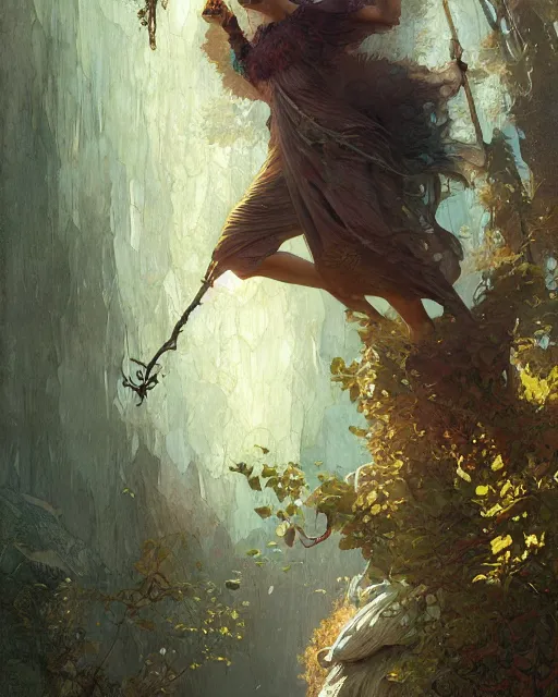 Image similar to betula pendula, fantasy digital art by laurie greasly, ( moebius ), wlop, greg rutkowski, denis sarazhin, mucha, highly detailed, sharp focus, artstation