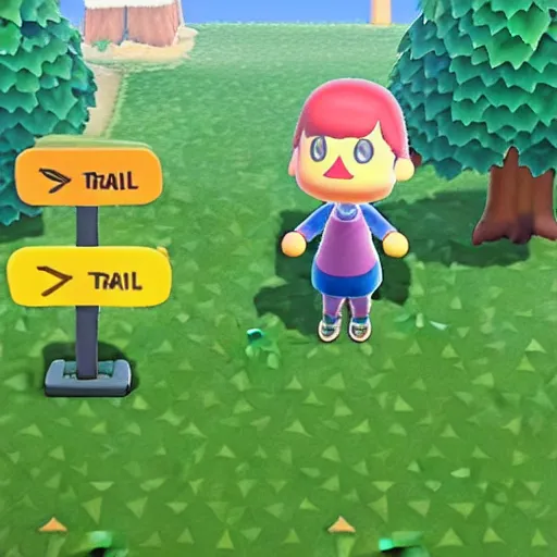 Image similar to Animal Crossing trail cam footage