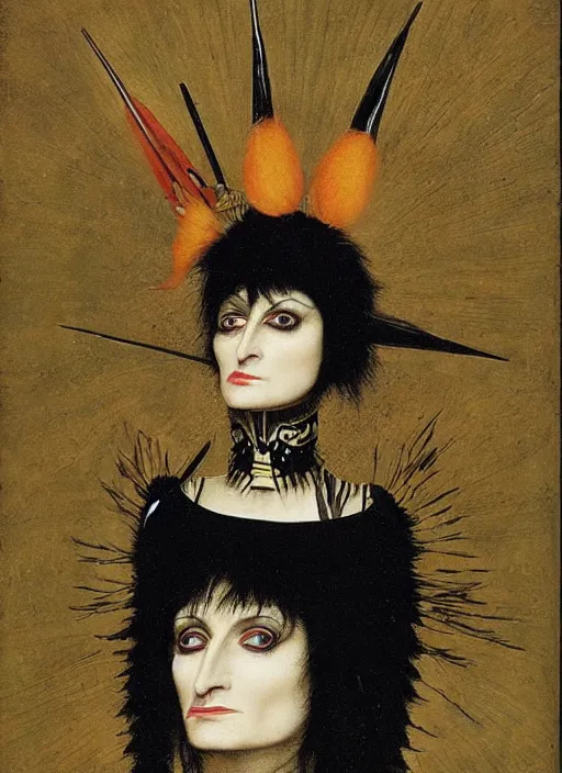 Image similar to siouxsie sioux by hieronymus bosch