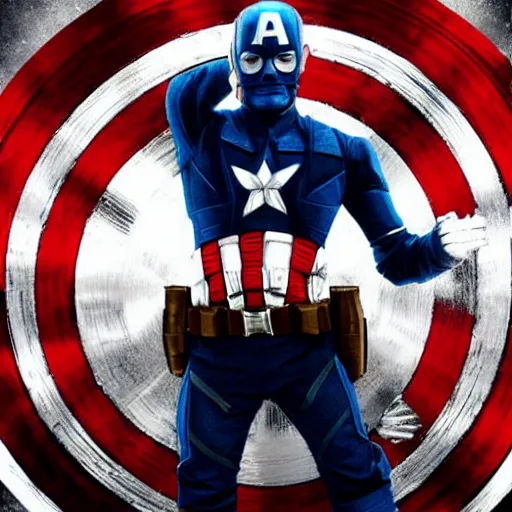 Image similar to Norman Reedus as Captain America