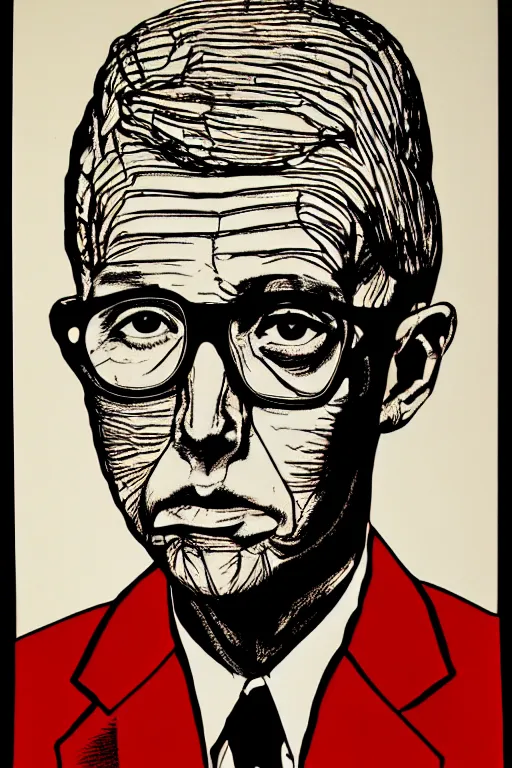 Prompt: a portrait a very ordinary person, by Gilbert and George, screenprint, anatomically correct, beautiful perfect face, sharp focus, Highly Detailed