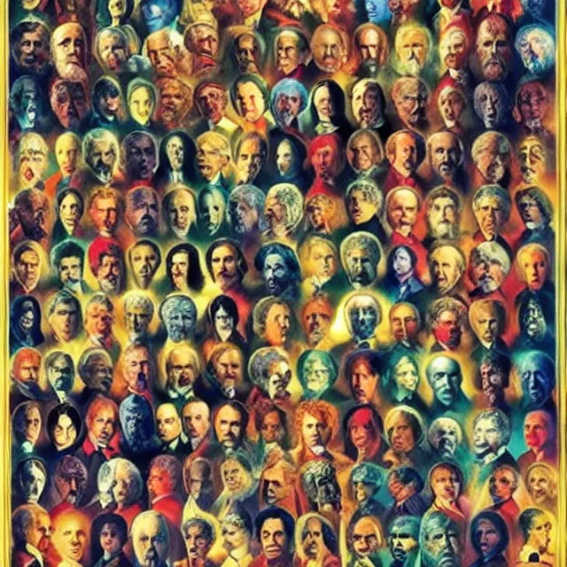 Image similar to personalities of the grand universe