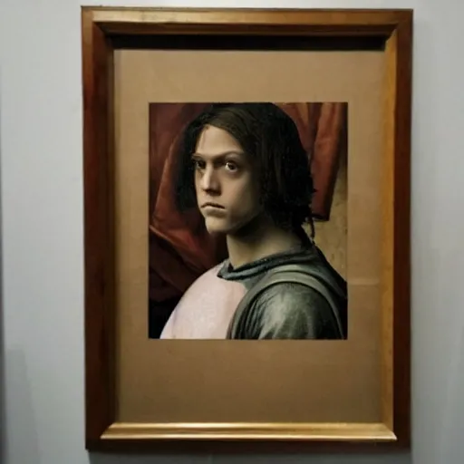 Image similar to cole sprouse by leonardo da vinci