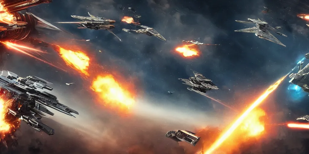 spaceship battle wallpaper hd