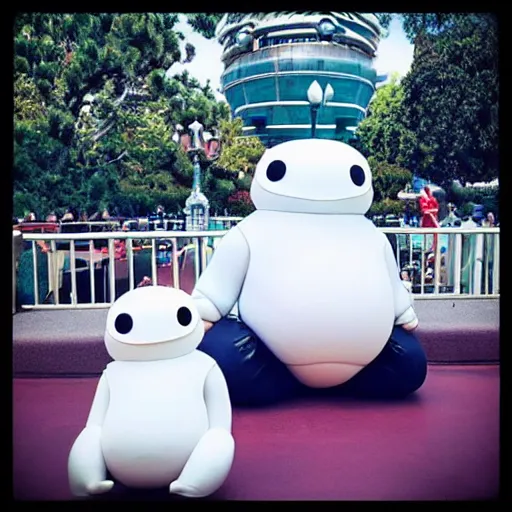 Image similar to “ baymax at disneyland ”