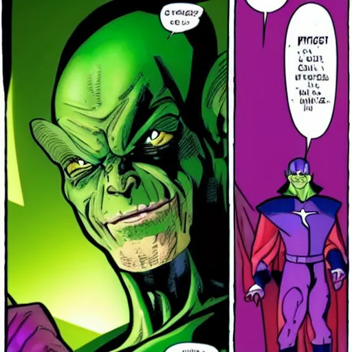 Image similar to Piccolo as Thanos