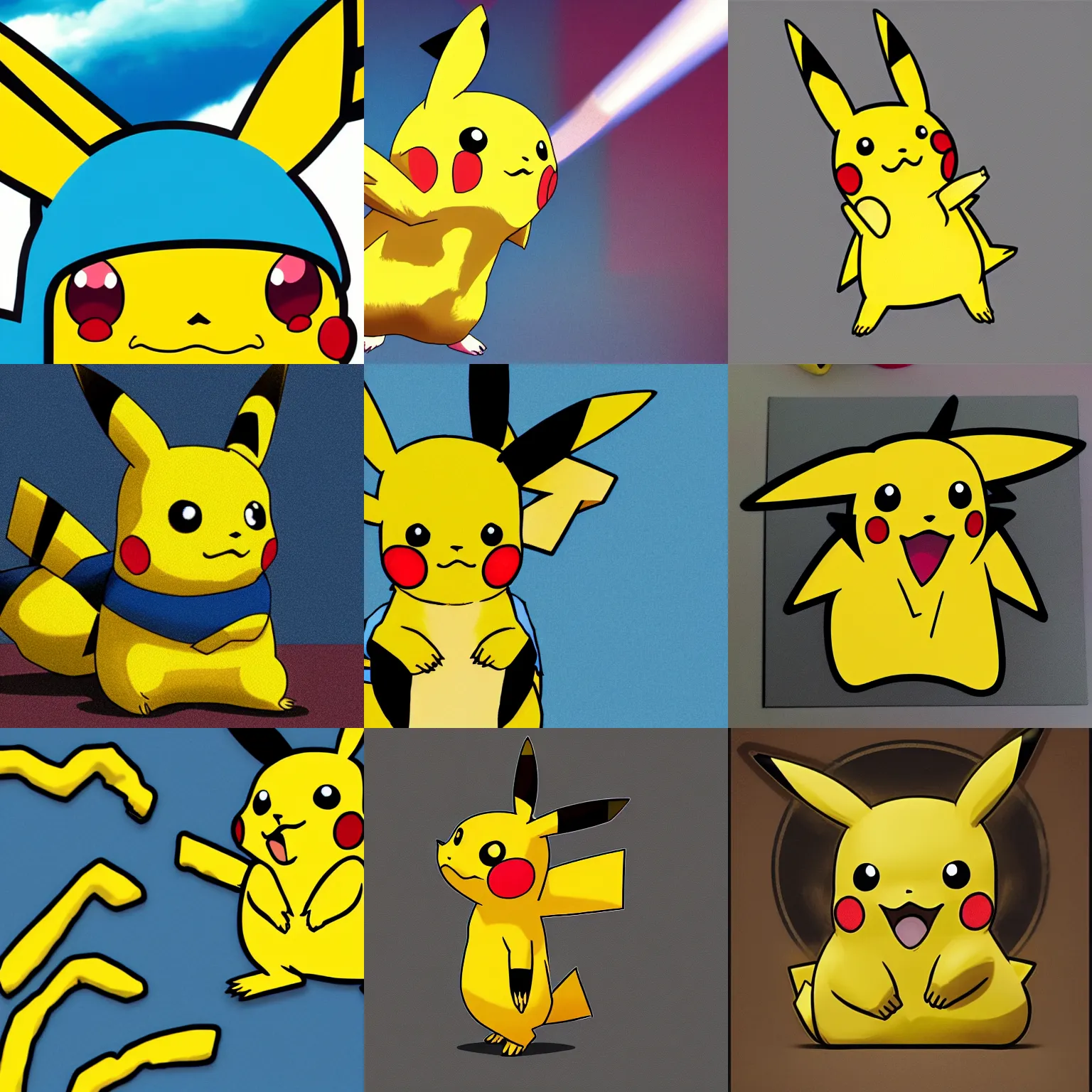 Prompt: very detailed image of pikachu