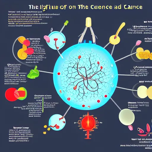 Prompt: the cure for cancer, highly detailed, scientifically accurate, diagram, English