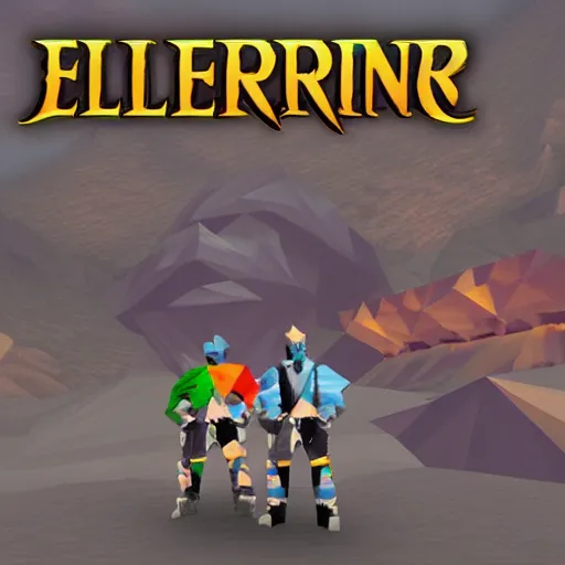 Prompt: elden ring low poly nintendo 64