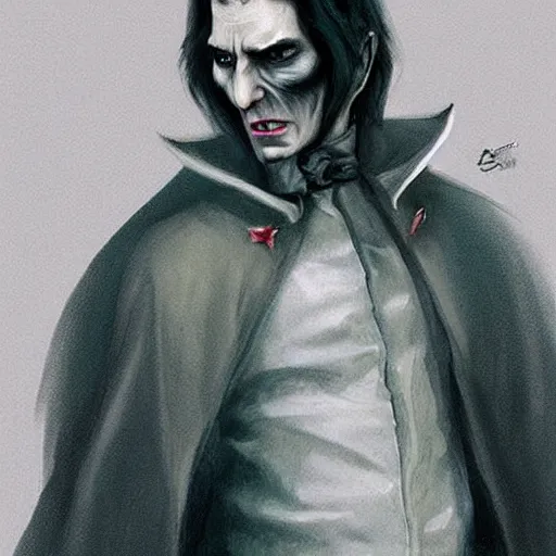 Prompt: Count Dracula, fantasy concept art, trending on ArtStation, Pinterest - n 9