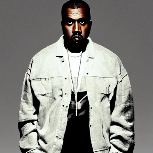 Prompt: kanye west as a ghost in a haunted mansion, creepy