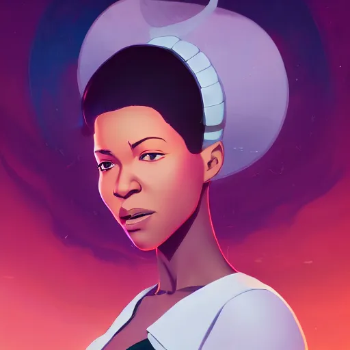 Image similar to Octavia Butler as Lauren Olamina, ambient lighting, 4k, anime key visual, lois van baarle, ilya kuvshinov, rossdraws, artstation