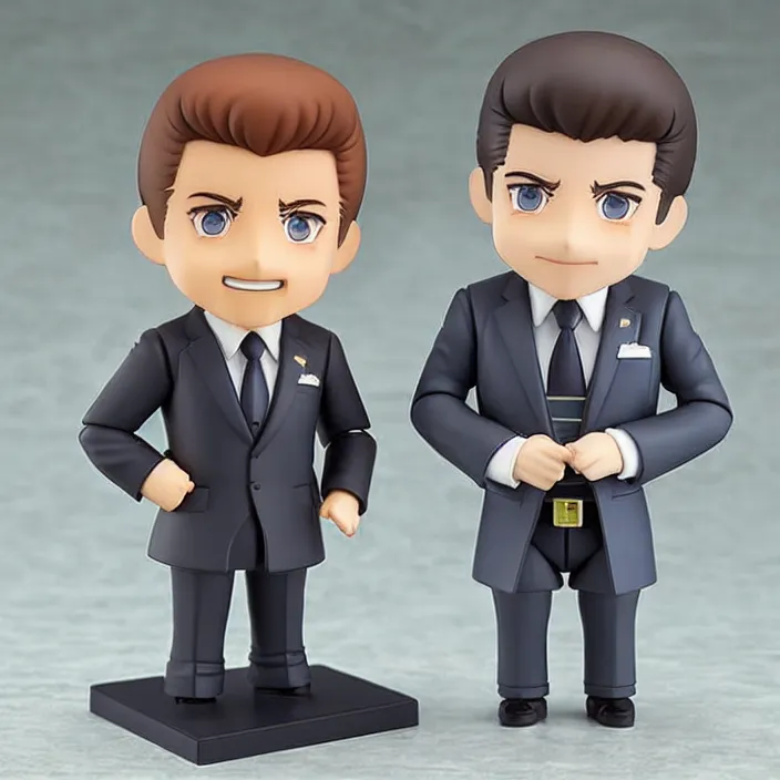 Prompt: Ronald Reagan, An anime Nendoroid of Ronald Reagan, figurine, detailed product photo