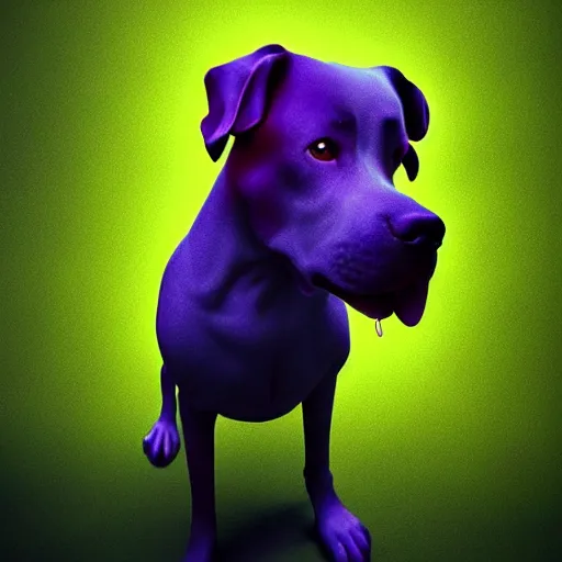 Image similar to portrait of a dog in james jean style, vfx art, unreal engine render, claymation style, colourful, volumetric light, digital painting, digital illustration, dramatic light,