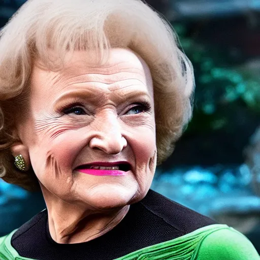 Prompt: Avengers Endgame (2019) played by Betty White as the HULK, close up action, 8K, 4K, action shot, movie still, cinematic