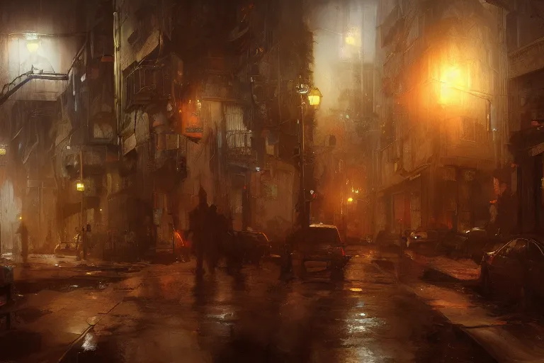 Image similar to bogota colombia artstation, atmosphere, highly detailed, craig mullins, james jean, digital painting, deviantart, cinematic lighting, 4 k