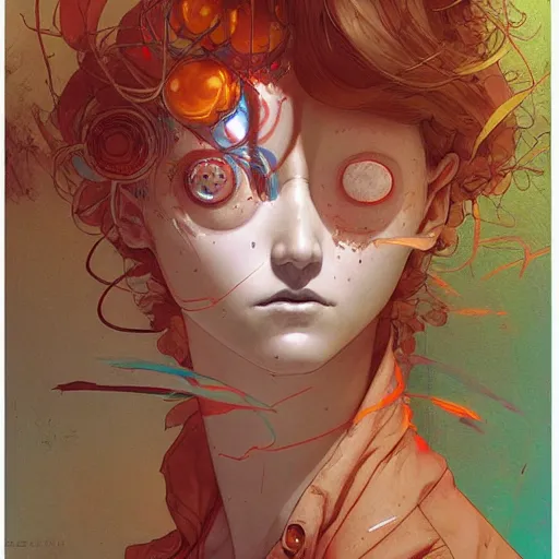 Image similar to prompt : linage 2 portrait soft light painted by james jean and katsuhiro otomo and erik jones, inspired by akira anime, smooth face feature, intricate oil painting, high detail illustration, sharp high detail, manga and anime 1 9 9 9