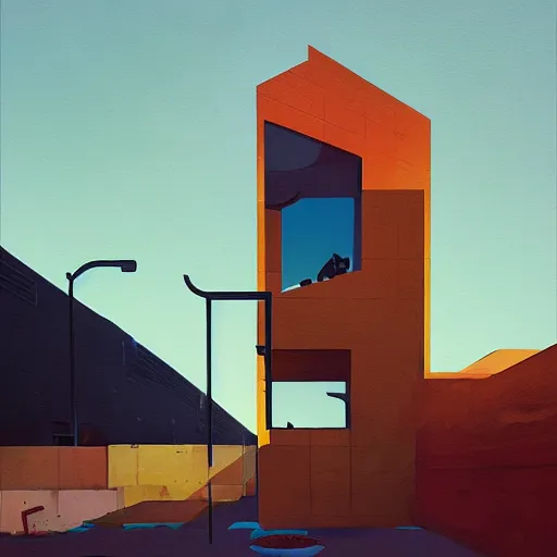 Prompt: sesc pompeia, painting by atey ghailan, masterpiece