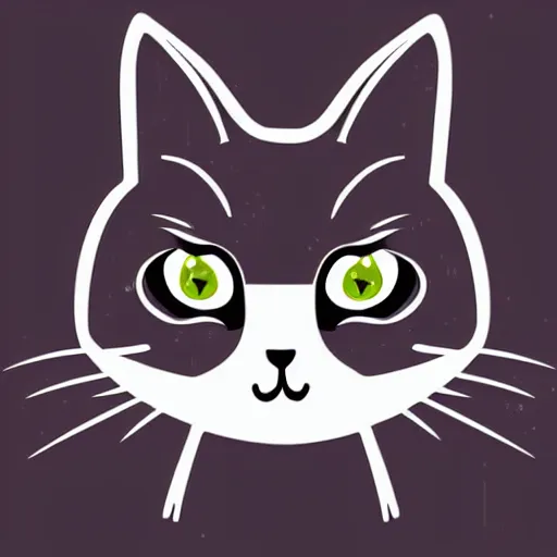 Image similar to “cute kitty vector art”