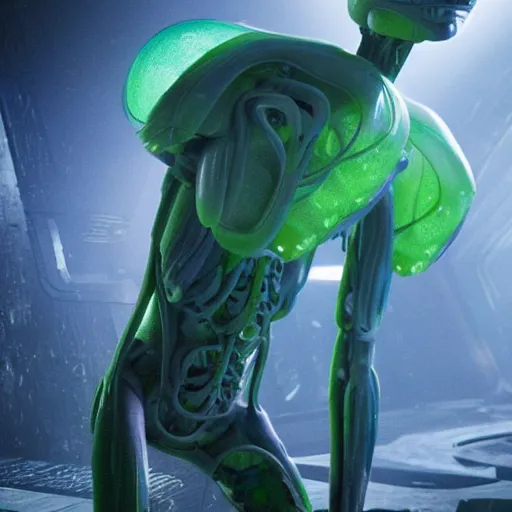 Image similar to a photosynthetic alien, the expanse