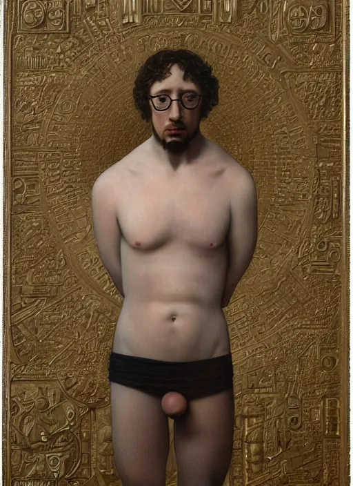 Image similar to Sam Hyde by Dino Valls, rule of thirds, sigma male, beautiful, smooth, in intergalactic hq