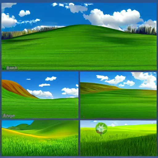 Image similar to windows xp background in pixel featured artstation