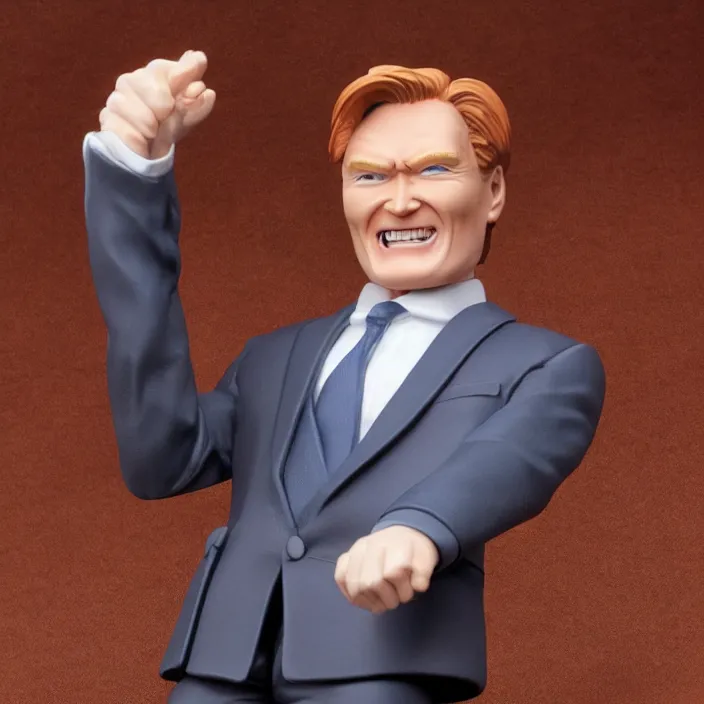 Image similar to Conan O'Brien, a GOODSMILE figure of Conan O'Brien, figurine, detailed product photo,