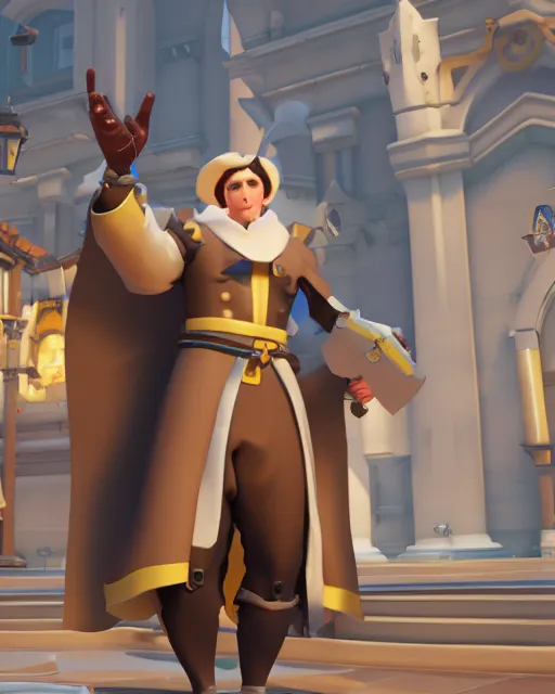 Image similar to catholic priest playable hero character in overwatch