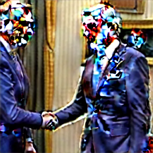 Image similar to Joe Biden shaking Maduro's Hand