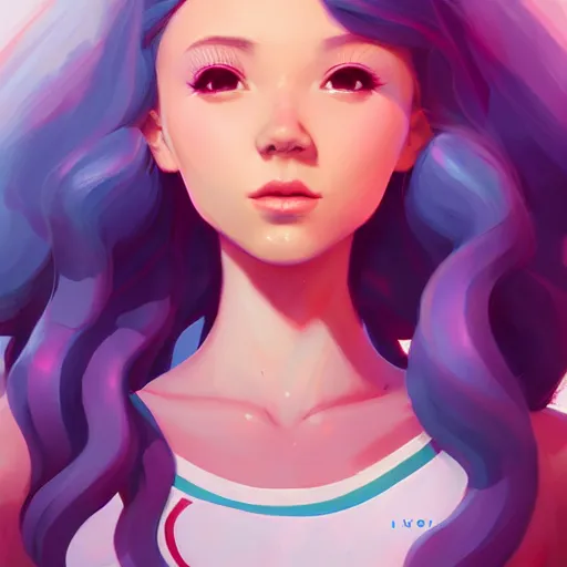 Prompt: a portrait of a beautiful cheerleader, art by lois van baarle and loish and ross tran and rossdraws and sam yang and samdoesarts, digital art, highly detailed, intricate, sharp focus, Trending on Artstation HQ, deviantart, unreal engine 5, 4K UHD image